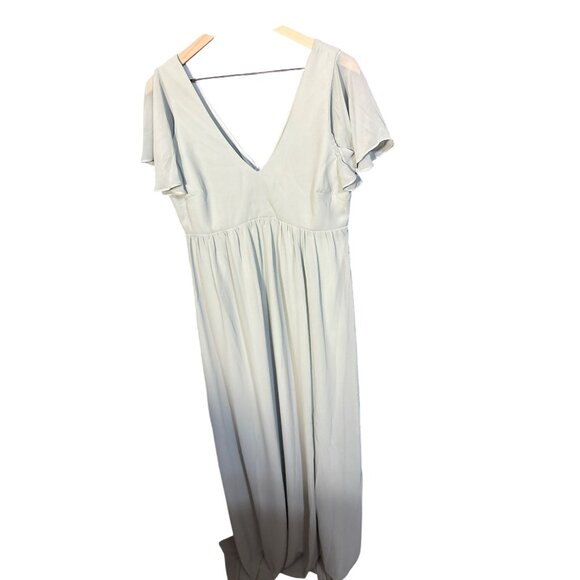 Hannah Empire Maxi Dress Sage By Birdy Grey L NWT - Picture 2 of 6
